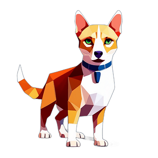 American Wirehair, Children'S Cartoon Animation Style - Full Body, Single View, No Shadow