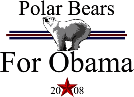 polar bears for obama