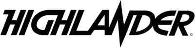 HIGHLANDER - Title movie logo (BLACK)