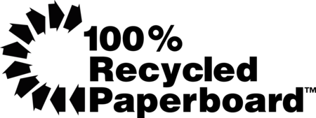 100% Recycled Paperboard