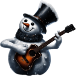 Musician Snowman
