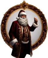 Santa Claus in a Frame
