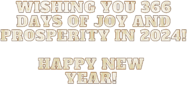 New Year 2024 366 Days