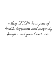 New Year 2024 Health and Happiness