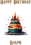 Happy Birthday Ralph, Personal Custom Message