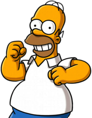 Homer Simpson Happy