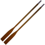 Set Of Wooden Oars
