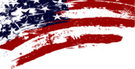 Grunge Us Flag Banner