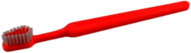 Red Plastic Toothbrush