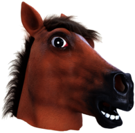 Brown Horse Mask