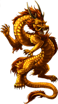Chinese Dragon Gold
