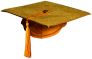 Gold Colour Graduation Hat