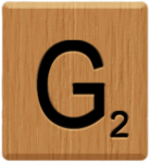 Scrabble Tile G