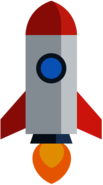 Rounded Rocket Emoji