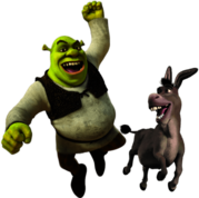 Shrek and Donkey