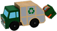 Toy Wooden Garbage Truck