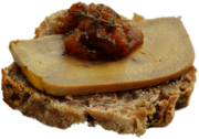Foie Gras on A Slice Of Bread