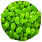 Fluorescent Green Jellybeans