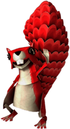 Zack & Quack Character Hop the Squirrel