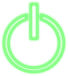 Light Grren Power Button