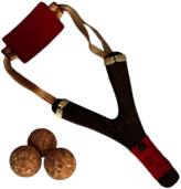 Slingshot With Small Cork Balls