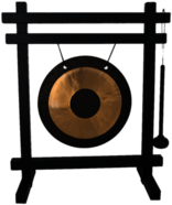 Gong In Square Frame