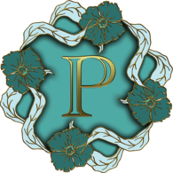 Flower Theme Capital Letter P