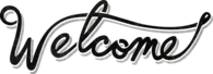 Vintage Welcome Sign