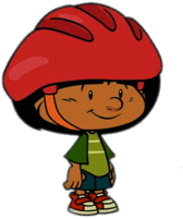 Yuri Wearing A Bicycle Helmet