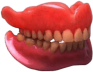 False Teeth Lower and Upper Denture