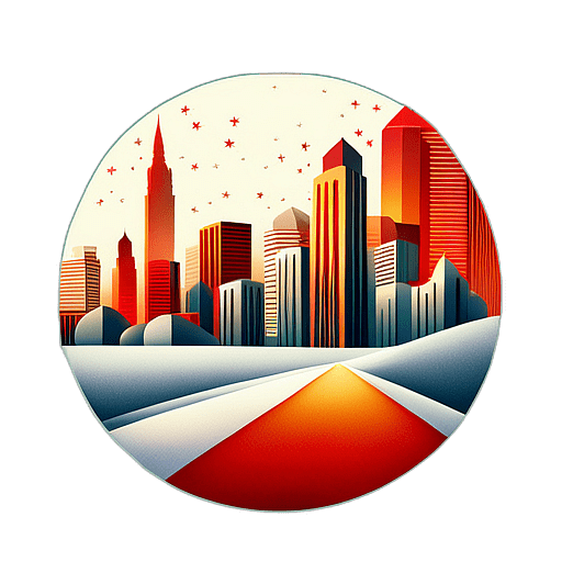 Art Deco Style Bauble With Geometric Shapes, Minimalist - Single Item, Decorated Christmas Bauble, High Detail, No Shadow