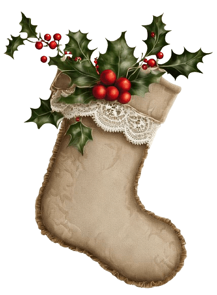 Hessian Christmas Stocking