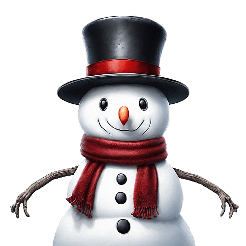 Snowman with Top Hat