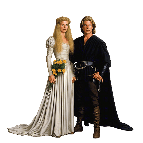 Cary Elwes and Robin Wright in The Princess Bride