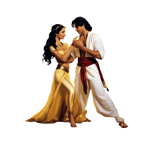 Jasmine and Aladdin
