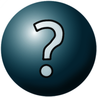 Question Mark in Green Ball