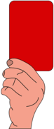 Referee Showing Red Card