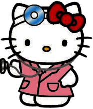 Hello Kitty with Stethoscope