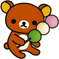 Rilakkuma Bear Holding Large Sweets Stick