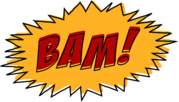 Bam! Comic Speech Bubble