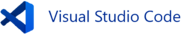Visual Studio Code logo landscape
