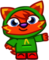 YoYo the Creative Coyote Waving