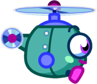 Wurley the Twirly Tiddlycopter Flying