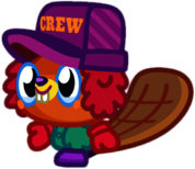 Fitch the Flat Tailed Fuzzle Looking Left