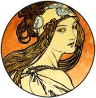 Art Nouveau Gypsy Bohemian Face Ornament