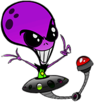 Lucky Fred Character Egghead the Alien
