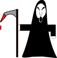 Grim Reaper with Bloody Scythe
