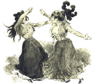 Victorian Women Fighting