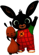 Bing Bunny and Flop Waving