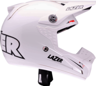 Motorcycle Helmet Lazer SMX X Line Pure White Side